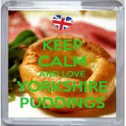 Keep Calm and Love Yorkshire Puddings - Small Coaster