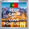 Keep Calm and Love Portugal - Small Coaster