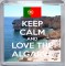 Keep Calm and Love the Algarve - Small Coaster