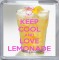 Keep Calm and Love Lemonade - Small Coaster