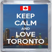 Keep Calm and Love Toronto - Small Coaster
