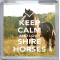 Keep Calm and Love Shire Horses - Small Coaster