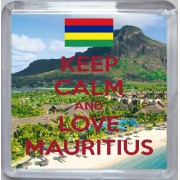 Keep Calm and Love Mauritius - Small Coaster