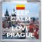 Keep Calm and Love Prague - Small Coaster