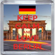 Keep Calm and Love Berlin - Small Coaster
