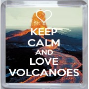 Keep Calm and Love Volcanoes - Small Coaster
