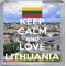 Keep Calm and Love Lithuania - Small Coaster