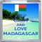 Keep Calm and Love Madagascar - Small Coaster