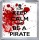 Keep Calm and be a Pirate - Small Coaster