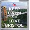 Keep Calm and Love Bristol - Small Coaster