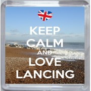 Keep Calm and Love Lancing - Small Coaster