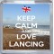 Keep Calm and Love Lancing - Small Coaster