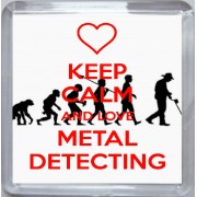 Keep Calm and Love Metal Detecting - Small Coaster