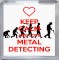Keep Calm and Love Metal Detecting - Small Coaster