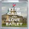 Keep Calm and Love Batley - Small Coaster