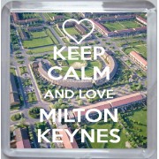Keep Calm and Love Milton Keynes - Small Coaster