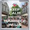 Keep Calm and Love Tunbridge Wells - Small Coaster