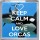 Keep Calm and Love Orcas - Small Coaster