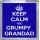 Keep Calm You Grumpy Grandad - Small Coaster