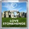Keep Calm and Love Stonehenge - Small Coaster