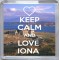 Keep Calm and Love Iona - Small Coaster