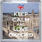 Keep Calm and Love Oxford - Small Coaster