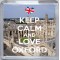 Keep Calm and Love Oxford - Small Coaster