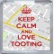 Keep Calm and Love Tooting - Small Coaster