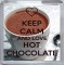 Keep Calm and Love Hot Chocolate - Small Coaster
