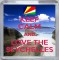 Keep Calm and Love the Seychelles - Small Coaster