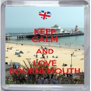 Keep Calm and Love Bournemouth - Small Coaster
