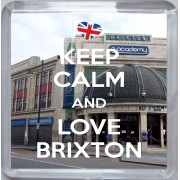 Keep Calm and Love Brixton - Small Coaster