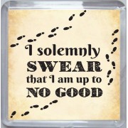 I solemnly swear that I am up to No Good - Small Coaster