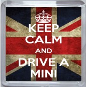 Keep Calm and Drive a Mini - Small Coaster