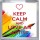 Keep Calm and Love an Artist - Small Coaster