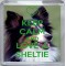 Keep Calm and Love a Sheltie - Small Coaster