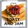 Keep Calm Love Toast and Jam - Small Coaster