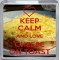 Keep Calm and Love Cheese on Toast - Small Coaster