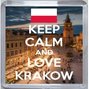 Keep Calm and Love Krakow - Small Coaster