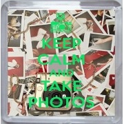 Keep Calm and Take Photos - Small Coaster