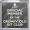 Official Member of the Grumpy Old Git Club - Small Coaster