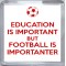 Education is Important But Football is Importanter - Small Coaster