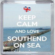 Keep Calm and Love Southend on Sea - Small Coaster