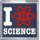I Love Science - Small Coaster