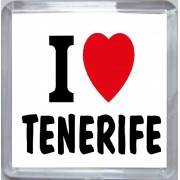 I Love (heart) Tenerife - Small Coaster