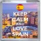 Keep Calm and Love Spain - Small Coaster