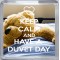 Keep Calm and Have a Duvet Day - Small Coaster