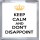 Keep Calm and Don't Disappoint - Small Coaster