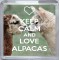 Keep Calm and Love Alpacas - Small Coaster