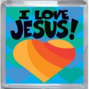 I Love Jesus! - Small Coaster